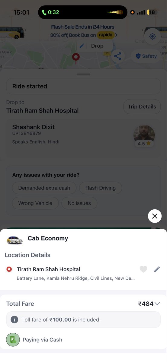 anshuman7sinha's tweet photo. @rapidobikeapp your drivers ask extra money for rides and upon refusal, they end the ride after 900m and ask fare to be paid. This is unethical and criminal behaviour and your customer support just asks the drives and closes the case. This is pathetic. @nitin_gadkari @MORTHIndia https://t.co/5BhQKuimXy