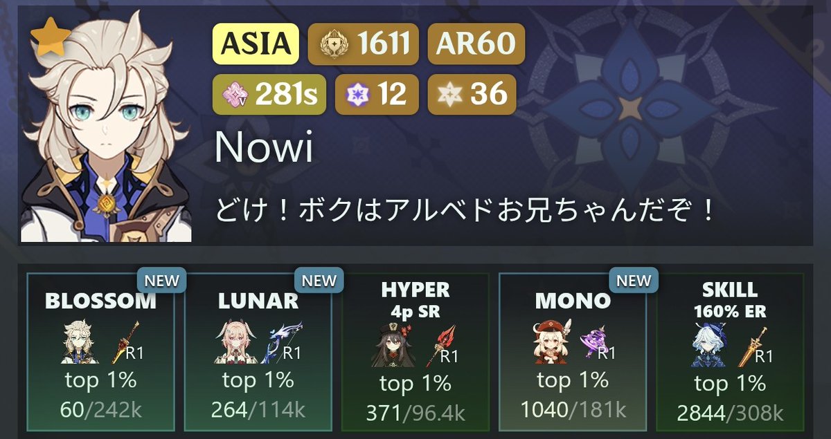 Seagull_173's tweet photo. スコア244.3とアーカーシャ60位ありがとう😭 https://t.co/M5nJE8AQ5c