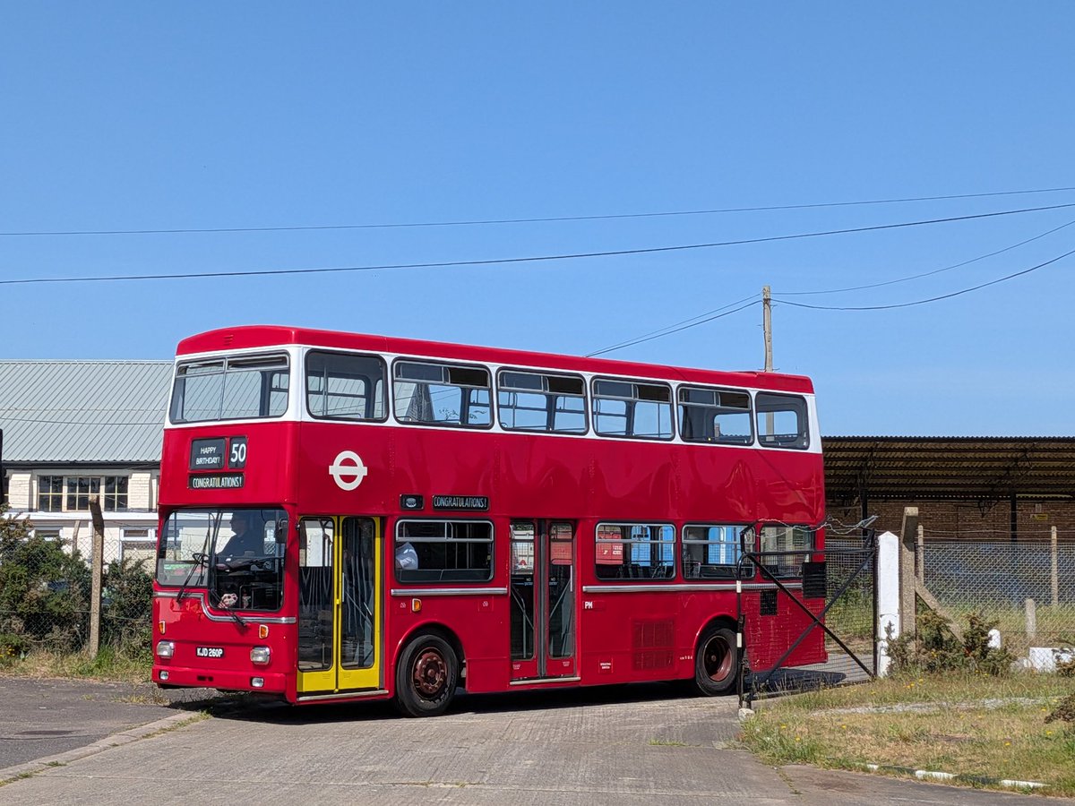 IpsTransMuseum's tweet photo. 1976 Scania Metropolitan MD60, KJD260P has arrived at the museum; also celebrating its 50th birthday. https://t.co/WrA4qZdlhc