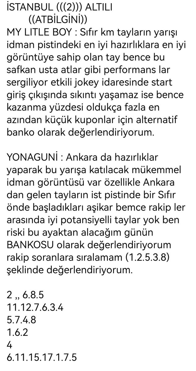 drseferof's tweet photo. İSTANBUL BİRİNCİ VE İKİNCİ ALTILI MIZ BOL ŞANSLAR RETWEET YAPABİLİRSİNİZ https://t.co/XaZAZCDWs8
