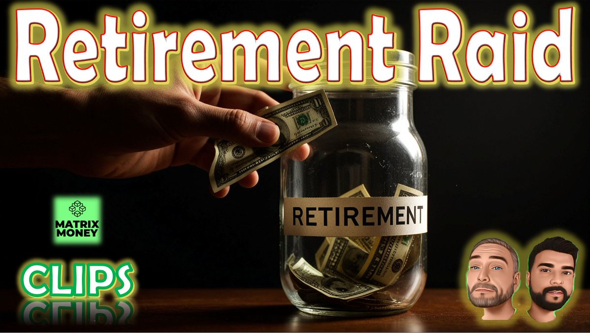 MatrixMoneyTalk's tweet photo. A record 6% of Americans dipped into their 401(k)s for hardship withdrawals in 2025... up from 4.8% the year before... 

In this clip, CryptoJar @CryptoJar_Net & CCM @CryptoCoinMind break down why so many are forced to raid their retirement funds just to survive

https://t.co/dbdJjRdyLl