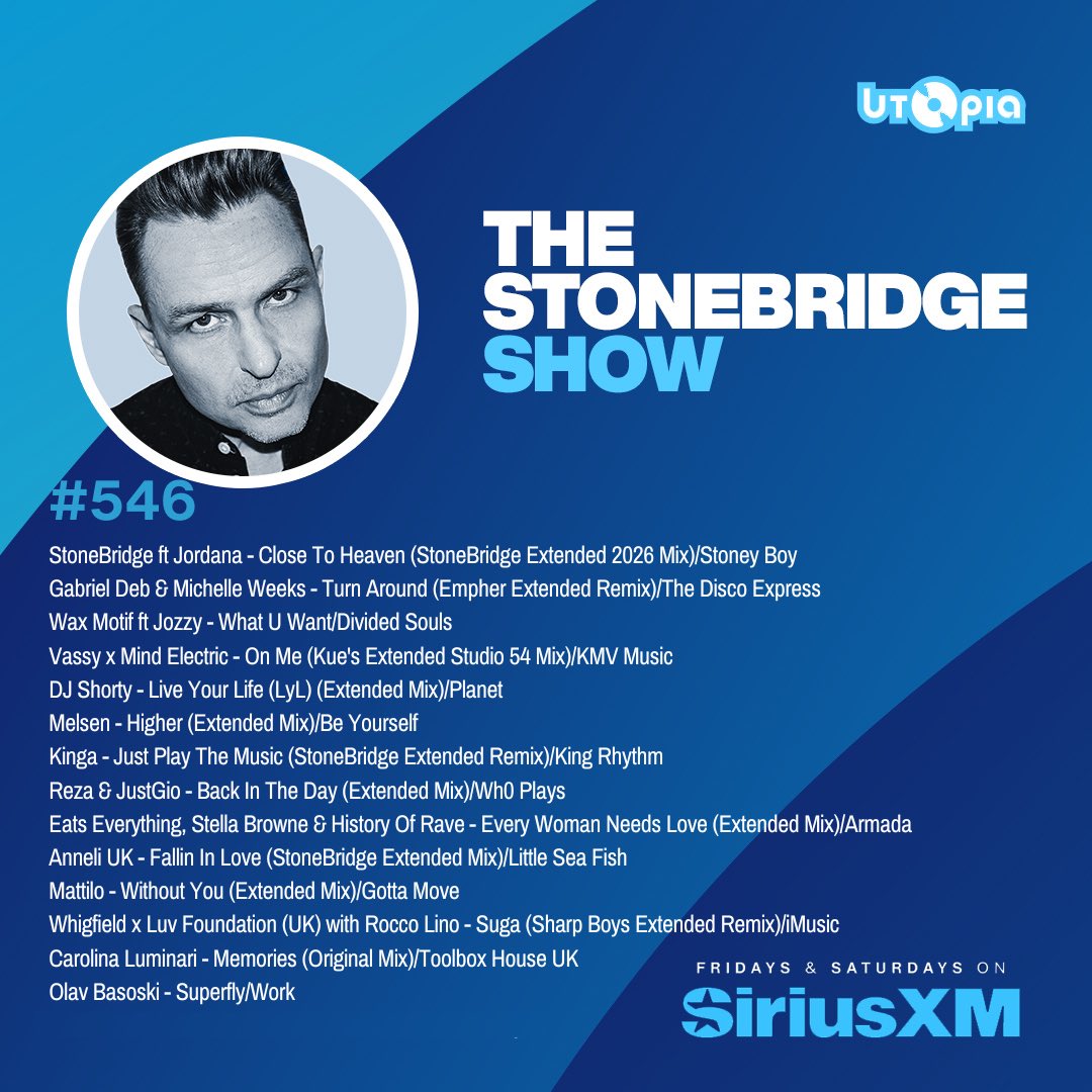RealStoneBridge's tweet photo. The StoneBridge Show #546 is up https://t.co/ORczUTepd1 - check it out! https://t.co/BjAR90jMNt
