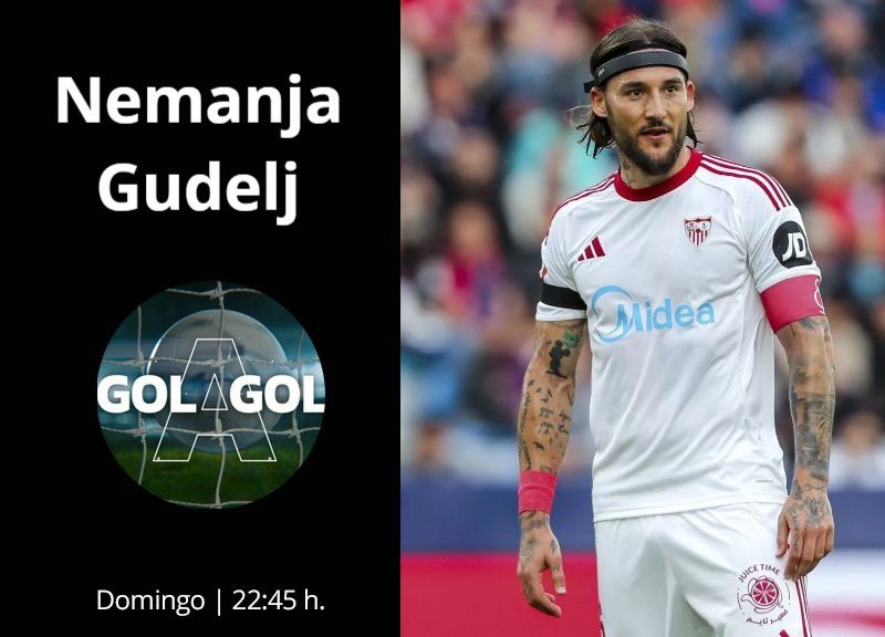 GolAGolCSur's tweet photo. 🚨 ¡Esta noche tienes una nueva cita en GOL A GOL!

💥 ¡Con Gudelj, jugador del @SevillaFC, analizamos la jornada andaluza de 1ª y 2ª Div. y 1ªRFEF!

❓✍️ Envía tus preguntas al 683 78 57 56

🗓️ Domingo, 22.50h.
📺 Andalucía Televisión y #CanalSurMás https://t.co/EPmwIcCRQE