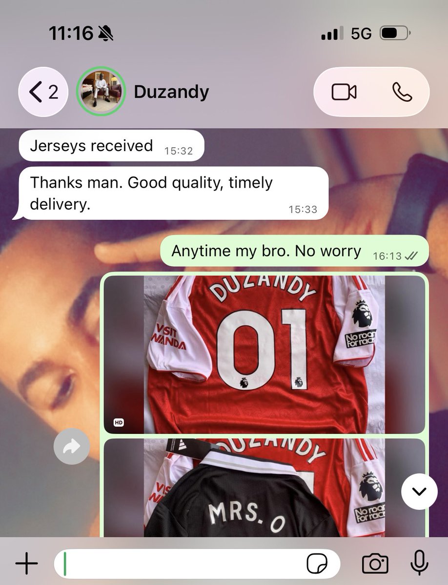 cheche_sa's tweet photo. 📍Ilorin. Kwara State 🚚 
•Arsenal 🏴󠁧󠁢󠁥󠁮󠁧󠁿 
@OlusheyiAndrew Thank you for your patronage bro.
#ChecheClothing 
https://t.co/RtL2e4cyvc https://t.co/GylqNk01QF