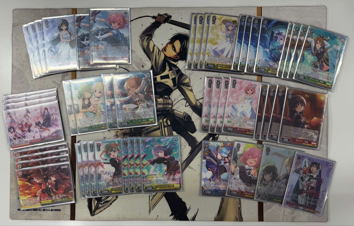 WS】アサルトリリィ優勝デッキレシピ(タッチ松本店＠トレカイベント