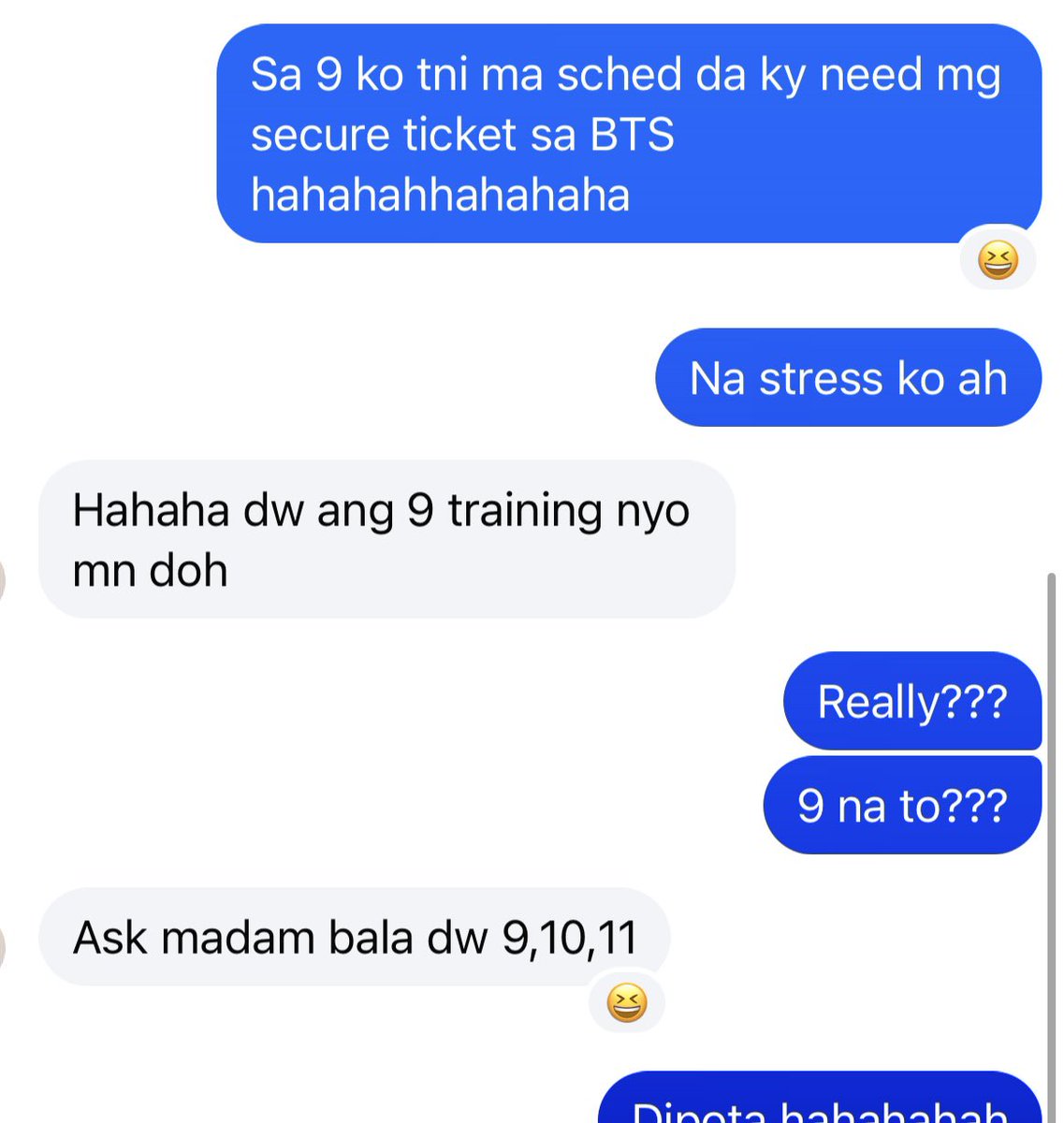 grapefruut_x's tweet photo. TUNG LUHA KO PLS AYAW TUMIGIL 😭😭😭 DOH training on 9-10-11 PLS https://t.co/cAZ2nquWH8