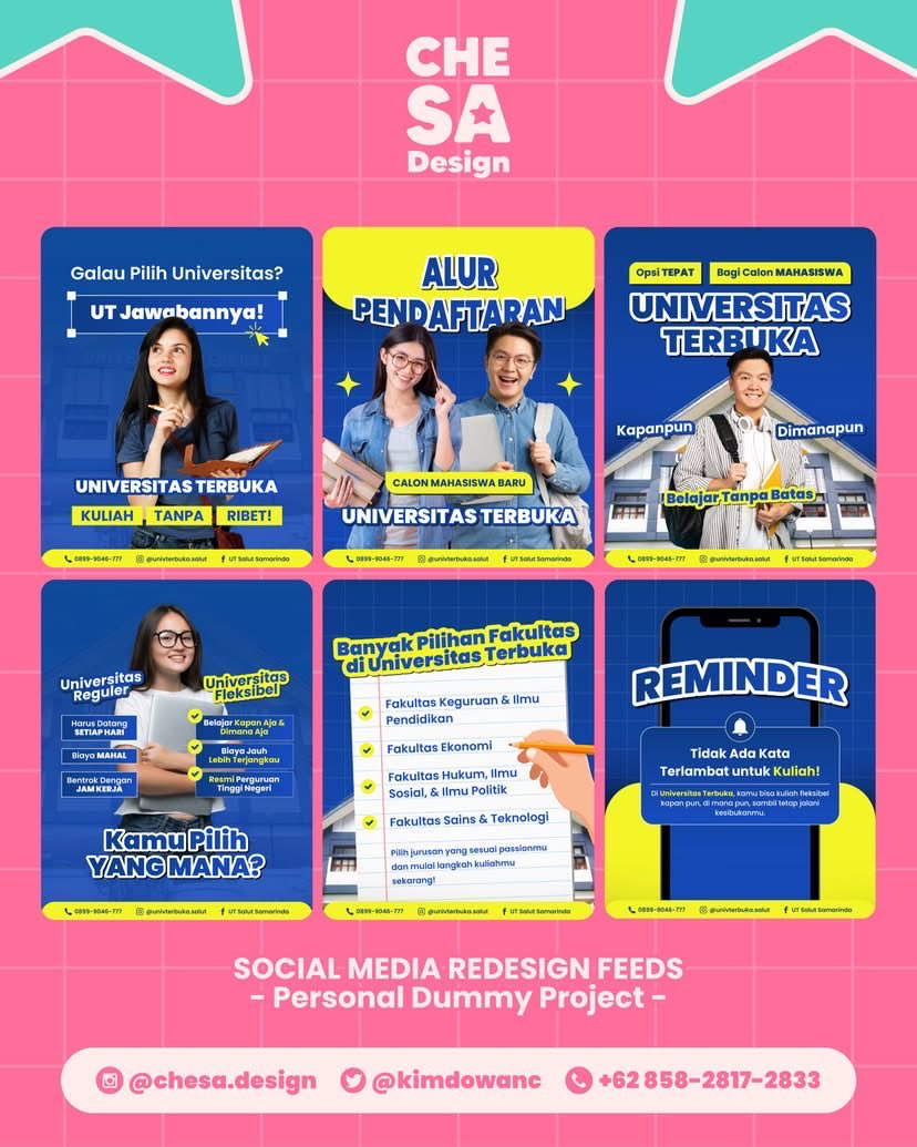laidysaint's tweet photo. selamat siang guys! kalian lagi butuh jasa / joki / commis desain? di chesa design ( @kimdowanc ) aja! kami melayani mulai dari PPT, feeds, flyer, banner, infografis, poster, brosur, merchandise, logo, packaging, &amp; lainnya!

order? click link bio
#zonauang #jasadesign #jokidesign https://t.co/ofty87jmtG