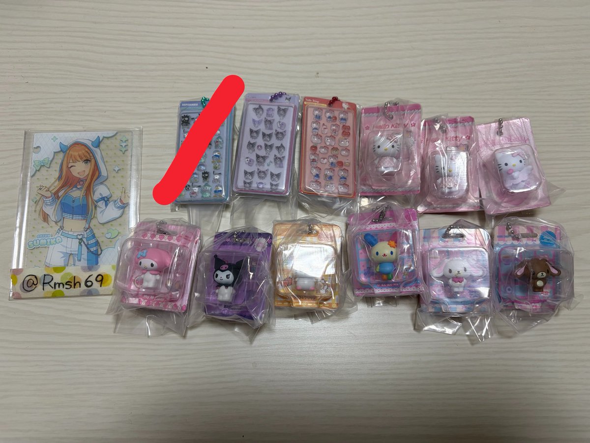 Rmsh69's tweet photo. 【交換】ガチャガチャ　カプセルトイ　めじるし　サンリオ　たまごっち　ちいかわ　ズートピア　クレしん　スンスン　ボンドロ　パッケージチャーム

譲：画像のもの
求：リプ欄（サンリオクリスタルめじるしアクセサリー、ポムポムプリンめじるしプリンB他）

郵送のみ、お気軽にお声掛けください。 https://t.co/D7iSPHg5yi