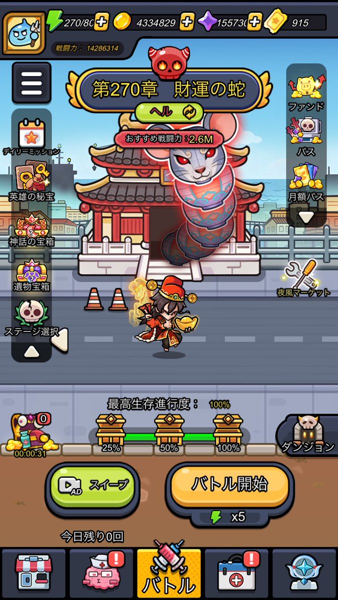 D_jiro60's tweet photo. やっと270のヘル迄終わった。
唯一苦戦したのは250くらいでいつも通り口で確殺、衛星嵐と猿の割合、猿と潮汐の遅延、兎のノックバック、余裕が有ればフルカスタムの隕天のDPSでゴリ押しで行けた。
マキナは190以降のステージだとダメージソースとしては微妙だったからクビで笑
セルサバイバー https://t.co/q1hwH5qU9Y