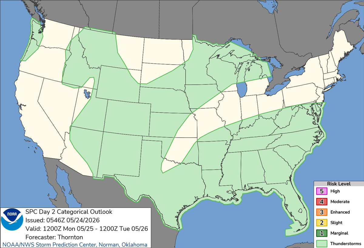 NWS Storm Prediction Center tweet media