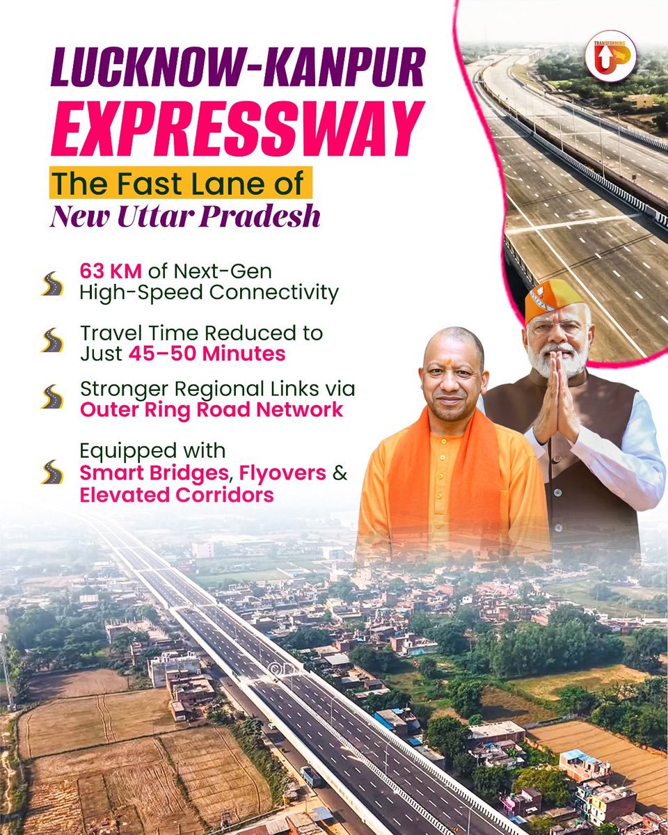 JaiShreeRam2527's tweet photo. 🚀 Absolutely, the Lucknow-Kanpur Expressway is a game-changer for UP's development! Faster connectivity = more opportunities! 🙌 Support the progress! #LucknowKanpurExp #VikasPath #TransformingUP https://t.co/AbOQwKeVB0