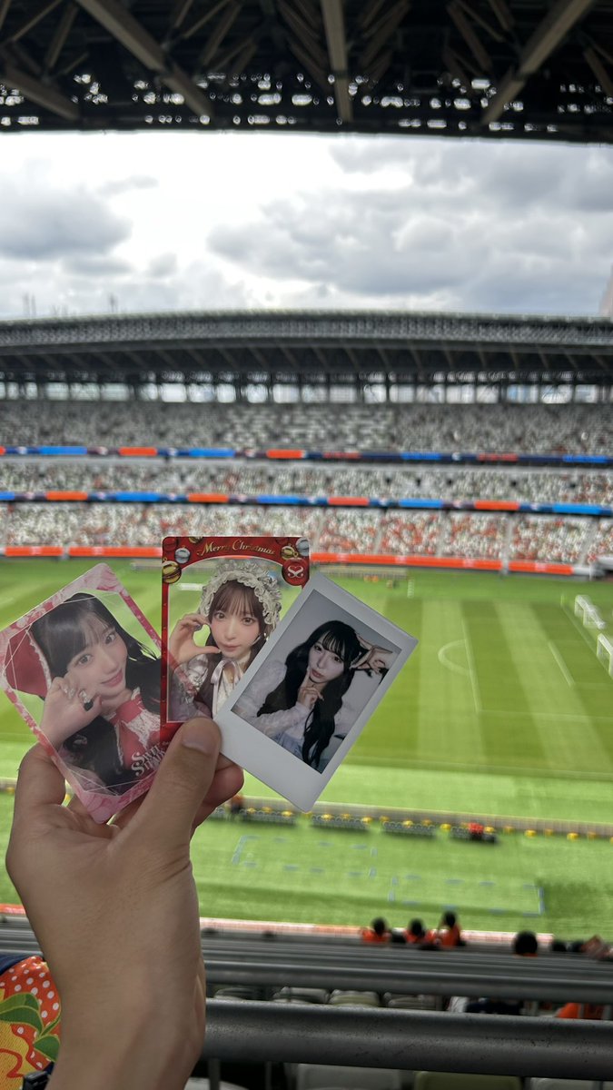 tomo_3244's tweet photo. エスパルス×すいすて
5度目の正直国立決戦
 #すいすて 
 #塩川莉世 
 #spulse https://t.co/ttUiU5T09q