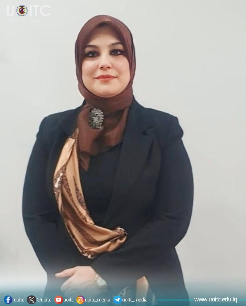uoitc's tweet photo. تدريسية من المعلوماتية الطبية الحيوية تسهم في نشر فصل علمي ضمن إصدار عالمي محكّم.

قسم الإعلام والاتصال الحكومي 
جامعة تكنولوجيا المعلومات والاتصالات 
——————
بالإمكان الاطلاع على اخر الاخبار عبر الحسابات الرسميّة التابعة للجامعة:
https://t.co/S9jqtcRvjy https://t.co/S5osJXbCK0