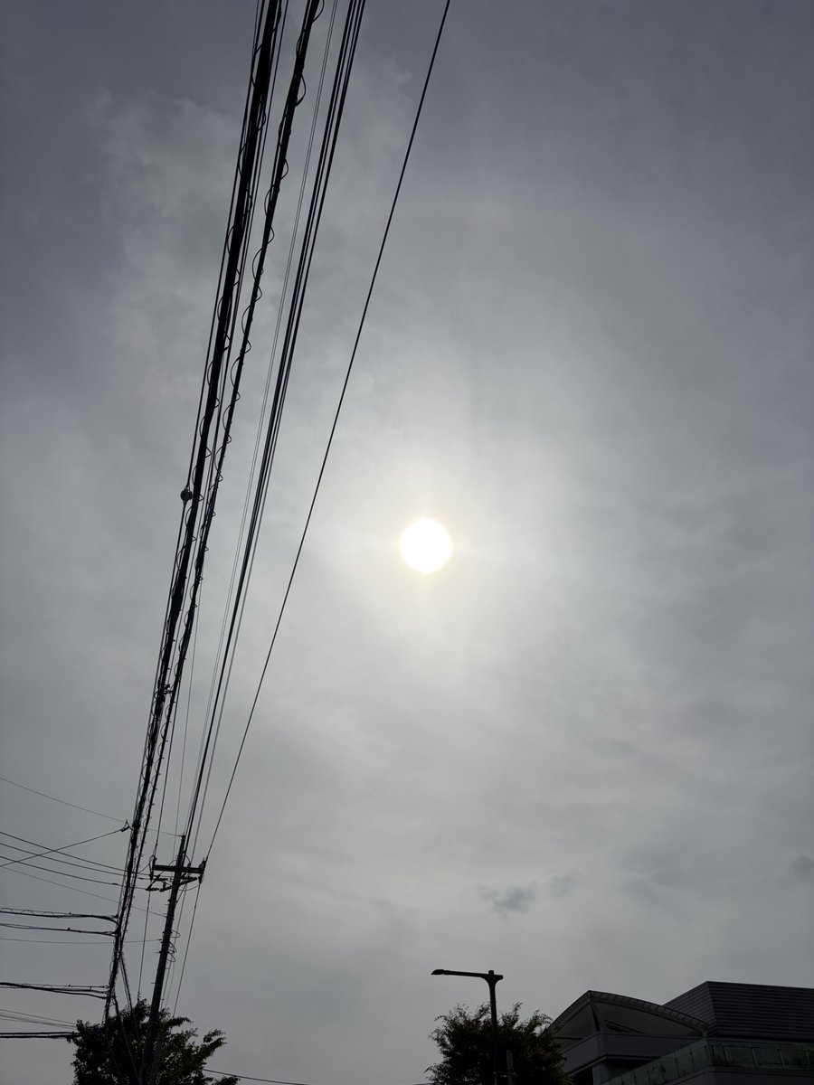 sky__healing's tweet photo. 公津の杜から、うすーーくハロ https://t.co/m7HcqBCpCX