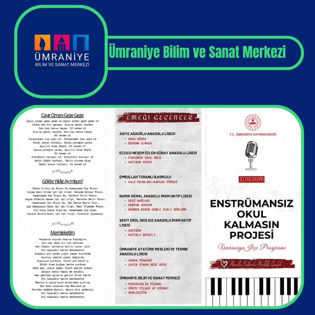Ümraniye Bilim ve Sanat Merkezi tweet media