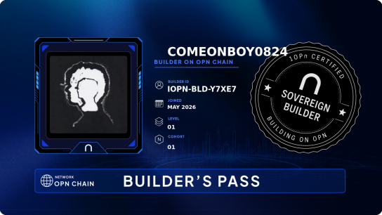 deepakdksri's tweet photo. I just claimed my Builder's Pass on @IOPn_io, and I'm shipping for Season 1.
See you on the leaderboard.
Accelerate ⋂ https://t.co/Q3FoWU0LjE