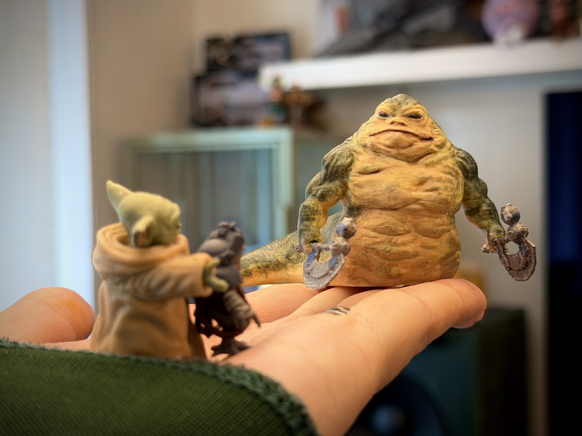 coya_archi's tweet photo. Rotta the hutt!!
グローグー、お兄ちゃんが出来てよかったね
デジャリックのクリーチャー達と並べるぞ https://t.co/xgbfMaAvsL