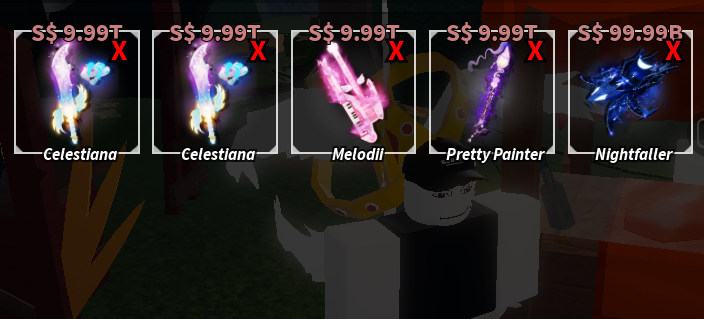 urdeadboyfrend's tweet photo. WTS FISCH
Celestiana 80k
Melodi 40k
Nightfaller 70k
Pretty Painter 10k

Take All 270k bonus silk wings + gaming purrsuit bundle + cosmic
AVQR AVREKBER TESTI DI PINNED
!! MENTION AFTER DM !! https://t.co/b27UpVYHum