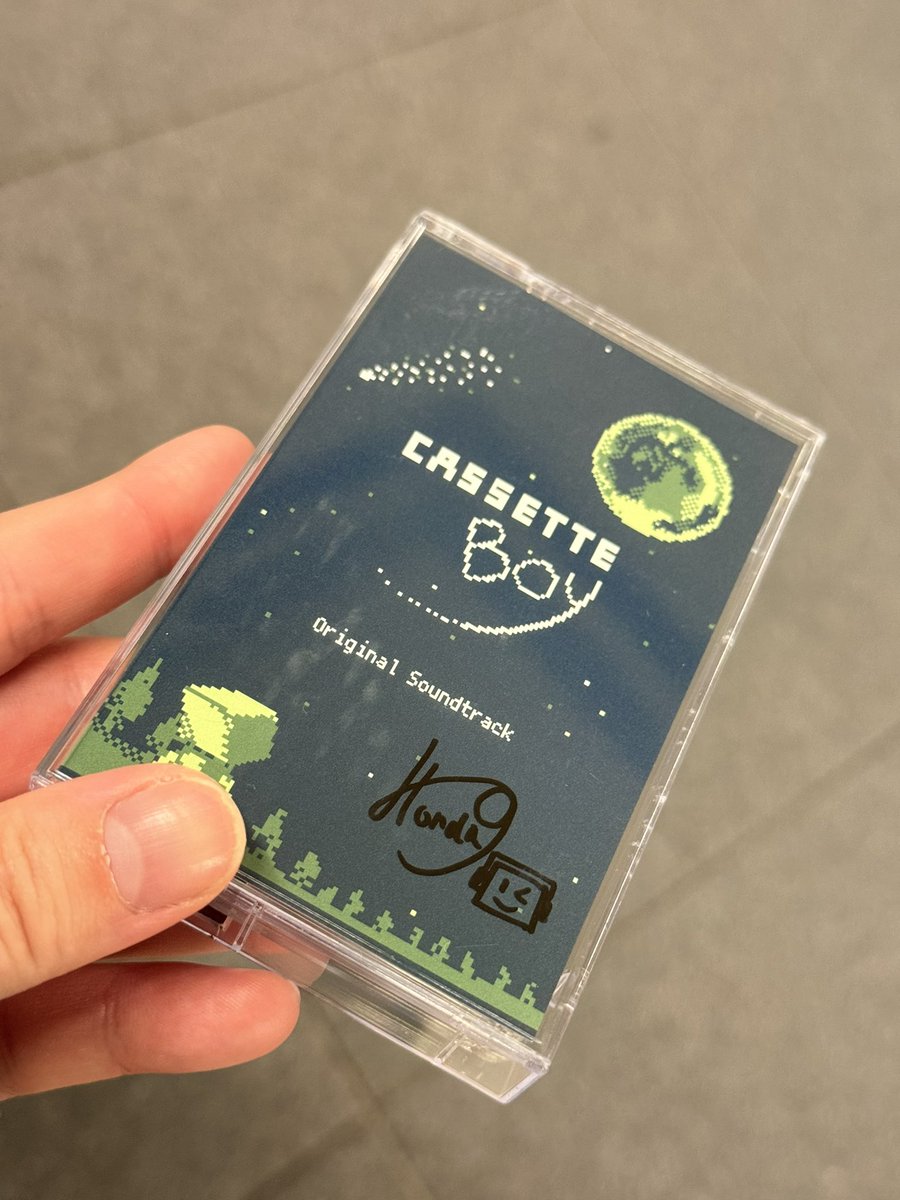 ビットサミットでの戦利品 CASSETTE BOYのカセットテープ(サイン入り)
