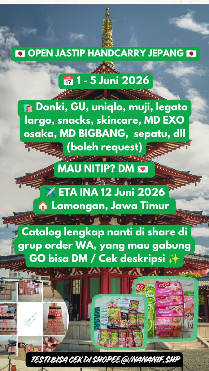 OPEN HANDCARRY KOREA • Nananif Go tweet media