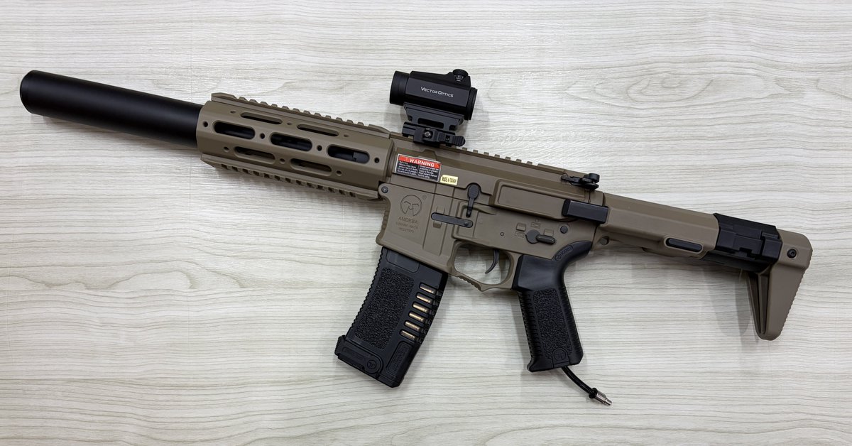 中古商品情報】 ARES 電磁弁ガス電動ガン Honey Badger HPA STD