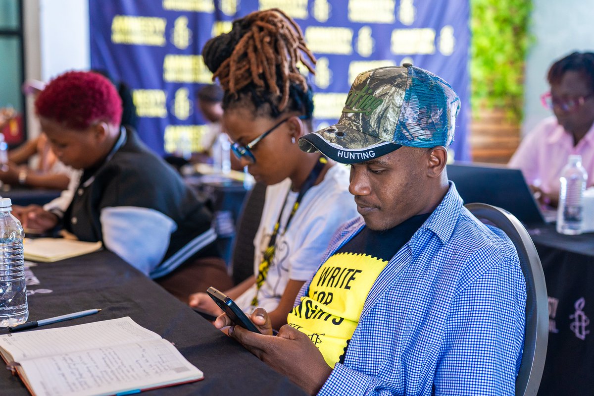 amnesty_zim's tweet photo. DAY 4 HIGHLIGHTS: Empowering Young People to Stay Safe Online and Defend Digital Rights 🔐📱🌍

Day 4 of the second cohort of the #YouthPowerAction 2026 Training focused on digital security, online safety, and protecting human rights in digital spaces. 💻✨

Participants explored the growing digital threats affecting young people today and learned practical ways to strengthen their online security, protect personal information, and promote digital rights both locally and globally.

From understanding online risks to discovering tools for safer digital engagement, the sessions equipped young people with the knowledge and skills needed to navigate the digital world with confidence. 📲🛡️

Want to learn how to protect yourself online and advocate for digital security and human rights? 👀

Sign up now for a free online Digital Security and Human Rights course: 
https://t.co/39zFBmkQbU

#YouthPowerAction2026