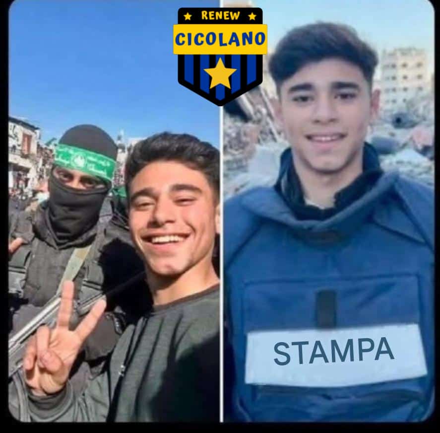 ECicolano's tweet photo. I 'giornalisti' a Gaza non avevano telecamere ma fucili AK47!

#gaza
#israele 
#hamas https://t.co/n3TQiHsPju