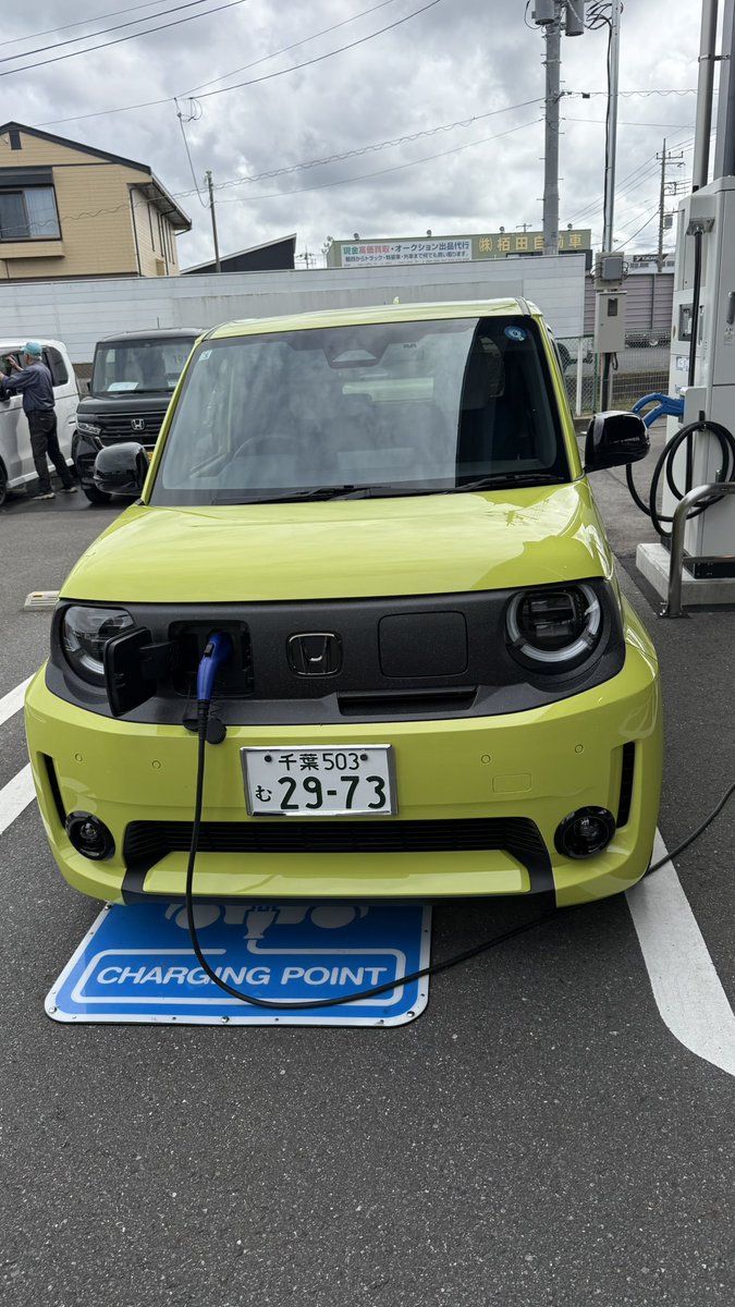 ともちやん ホンダへ来たわ スーパーワンの試乗へ かなりいいわ。