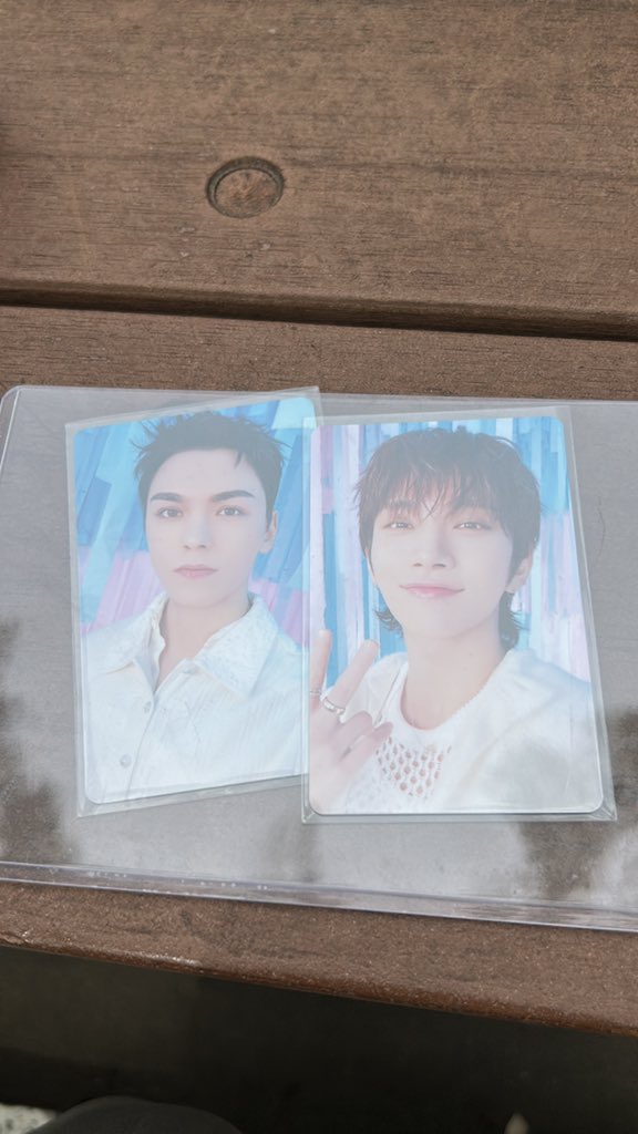 na____svt's tweet photo. @aibeeee_y 検索から失礼します。ジョシュアとドギョムの交換可能でしょうか？ https://t.co/ymcDqsFOiN