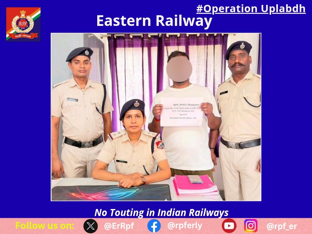 RPF Eastern Railway tweet media