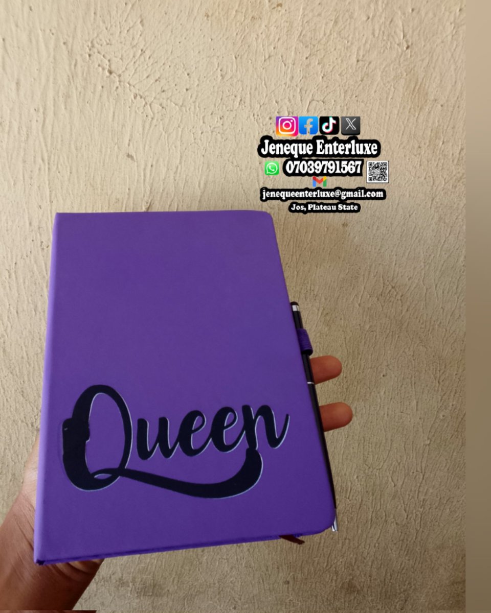 enterluxe's tweet photo. Customized journal 
#7,000

Location: Jos, Plateau State 
WhatsApp/Call: 07039791567 https://t.co/LCyN2OYA9P