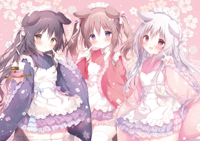 本日放送されたシューイチのメイド博特集にて こちらのイラストを使用していただきました 素敵な機会をありがとうございました! #シューイチ #メイド博