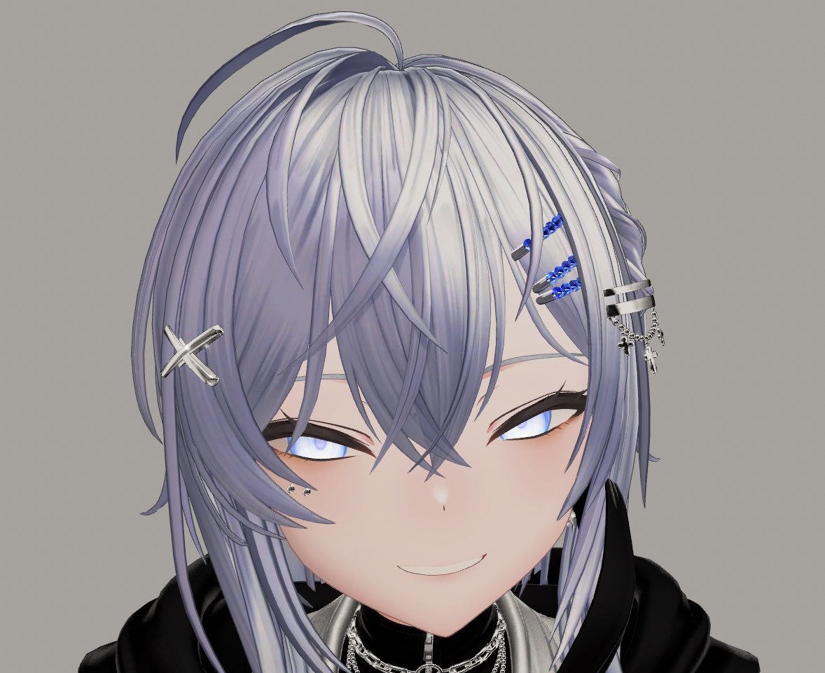 index412's tweet photo. こちらのアイテクスチャのテスターさせてもらいました！
カッコイイ真央にとっても似合うよ〜！今日まで無料なのでぜひ使ってみてくださいなぁー！
#itijo_cat  #mao3D https://t.co/e1wvvPPLvH