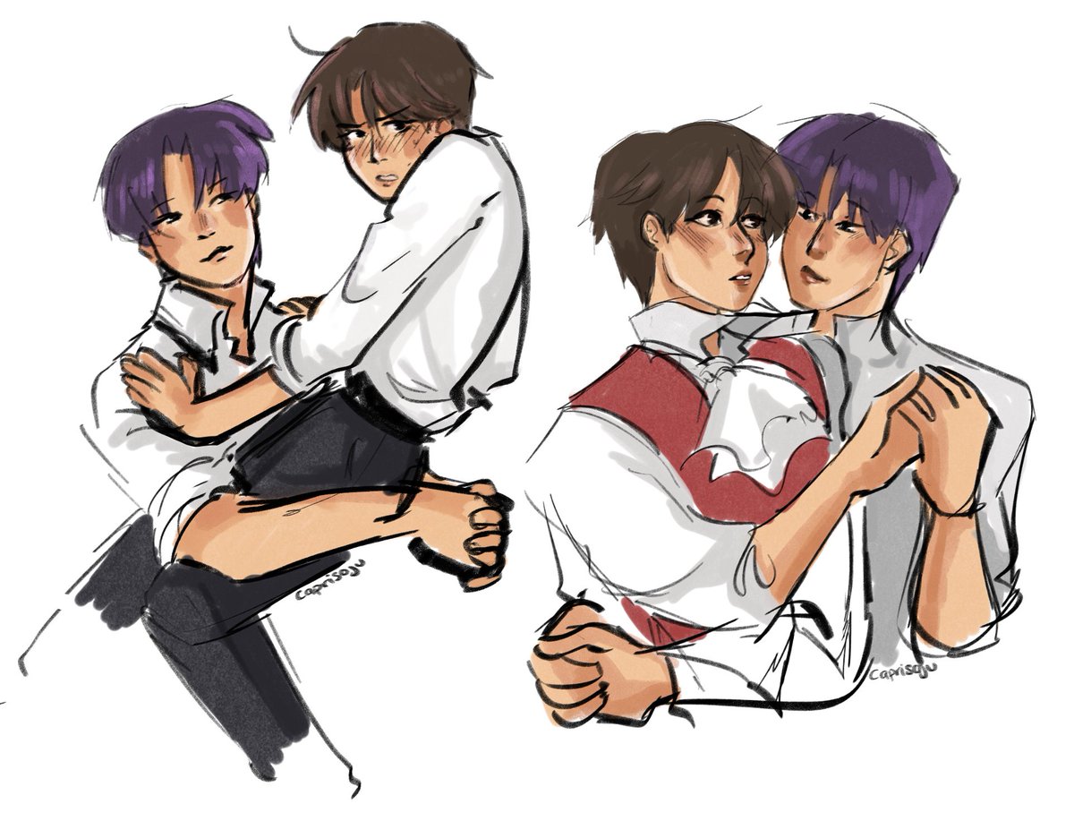 CapriSoju's tweet photo. couldn't sleep so i doodled some 🐿️🐰 https://t.co/6IlPQ9GCE5