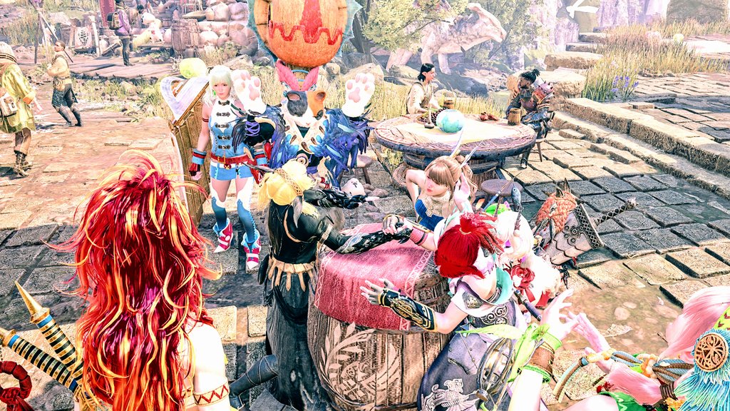 Shimon_MHWilds's tweet photo. 1週間ぶりのサークル活⋆⸜🙆‍♀️⸝‍⋆

久々に顔出せたと思いきや新メンバーさんが同時に2人も加入してくれてお祭り騒ぎ🤟🥳🎶

ここ最近加入してくれた子達センターで突発集合写真からの腕相撲大会(* ᐕ)౨

夜勤の週はINが合わずぼっちなだけに皆に会えた時わいわい賑わうのはﾎﾝﾄ楽しい😊

#MHWilds https://t.co/9StwOfHNJI
