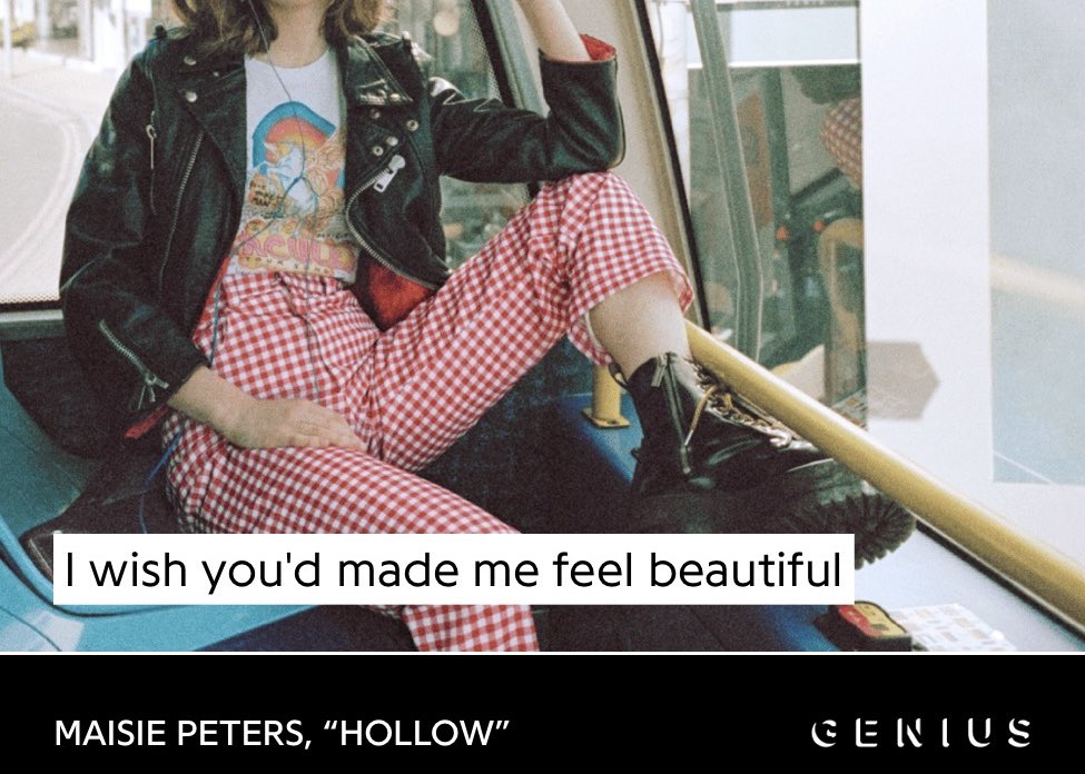 backtotheasylum's tweet photo. maisie’s progression toward self-love / self-acceptance without the approval of others throughout her discography is something so sacred to me https://t.co/5dQTSSA7WK