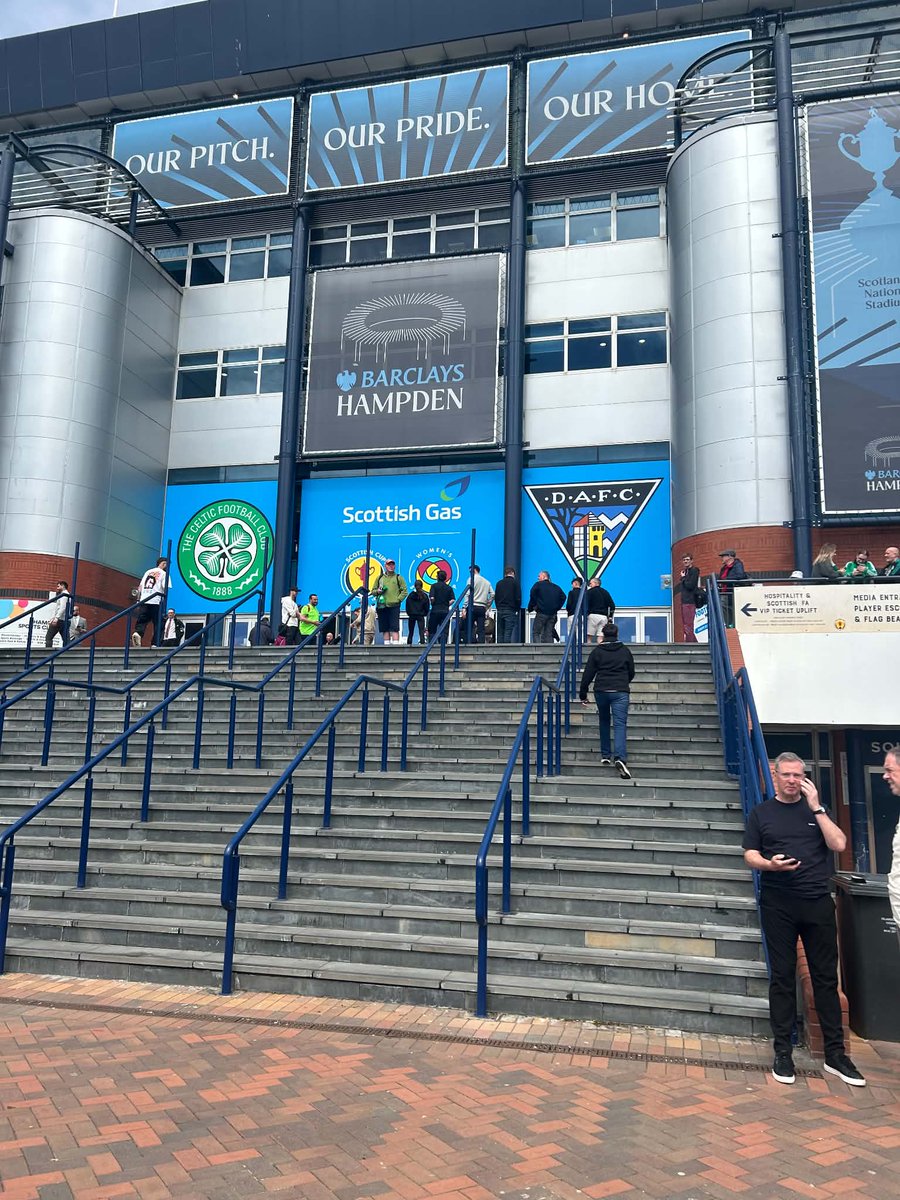 _EmmaDuncan_'s tweet photo. What an incredible day at Hampden yesterday covering the @ScottishCup for @original106fife. Sadly didn't get the Dunfermline win we were hoping for but the atmosphere, love and sheer pride the fans have for @officialdafc is just amazing. Full reaction today and into next week! https://t.co/3jYgsD3SxL