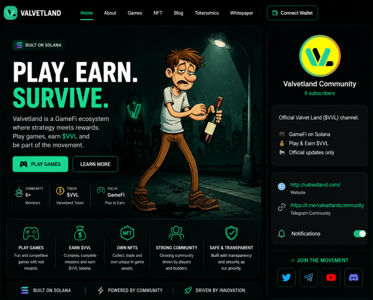 solcalipers's tweet photo. Sports betting narratives are quietly gaining traction again. ValvetLand Token feels positioned before wider attention arrives.
https://t.co/pjND17OQQF
https://t.co/fEyR2NUpAq
#ValvetLand #NFTGaming #BlockchainGaming #Crypto #Web3 https://t.co/SHAnudwtbU