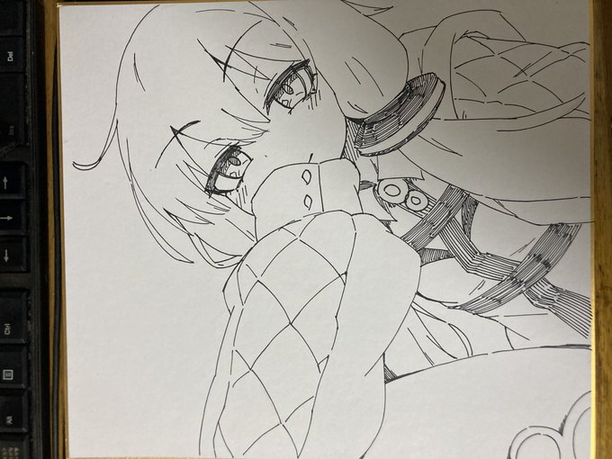 イベントで頒布した色紙2枚です 