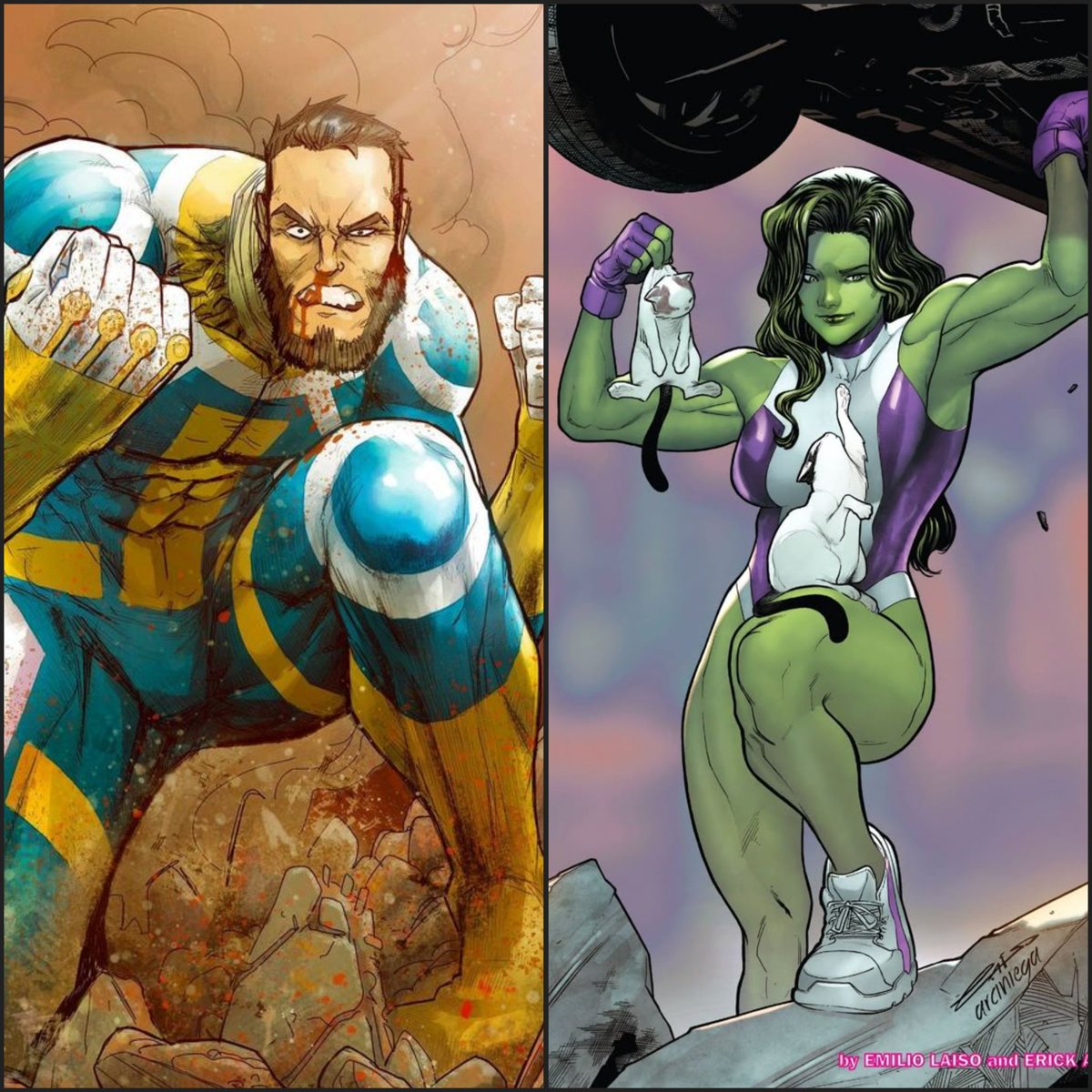 Comic verse tweet media