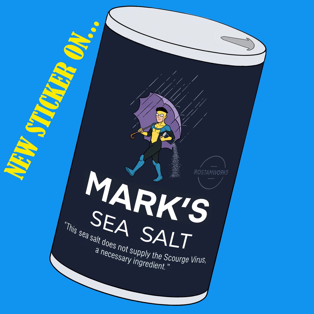 RostamWorks's tweet photo. An average date night with Debbie Grayson. Nolan you lucky bastard. I wish to revisit her soon on my Patreon! Also enjoy some sea salt this weekend! Have a great holiday weekend, my friends!

-Ros

#invincible #patreon #fanart #stickers #digitalart https://t.co/odzp4QZoiR