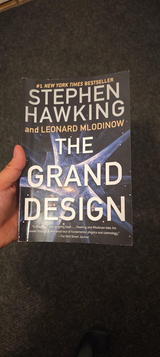 NXTHRZON's tweet photo. Book find - ran into this in a coffee shop.

#quantumtheory #book #thegranddesign #fyp https://t.co/tIYvLiQycX