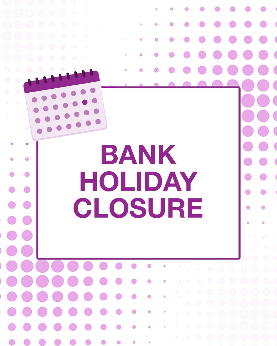 LibrariesNI's tweet photo. 📢 CUSTOMER NOTICE - Bank Holiday Closure 📢
All public libraries in Northern Ireland will be closed on Monday 25 May and Mobile Libraries will not be on the road. The Out of Hours Service will be available in applicable libraries. https://t.co/fQbvJxD06T
