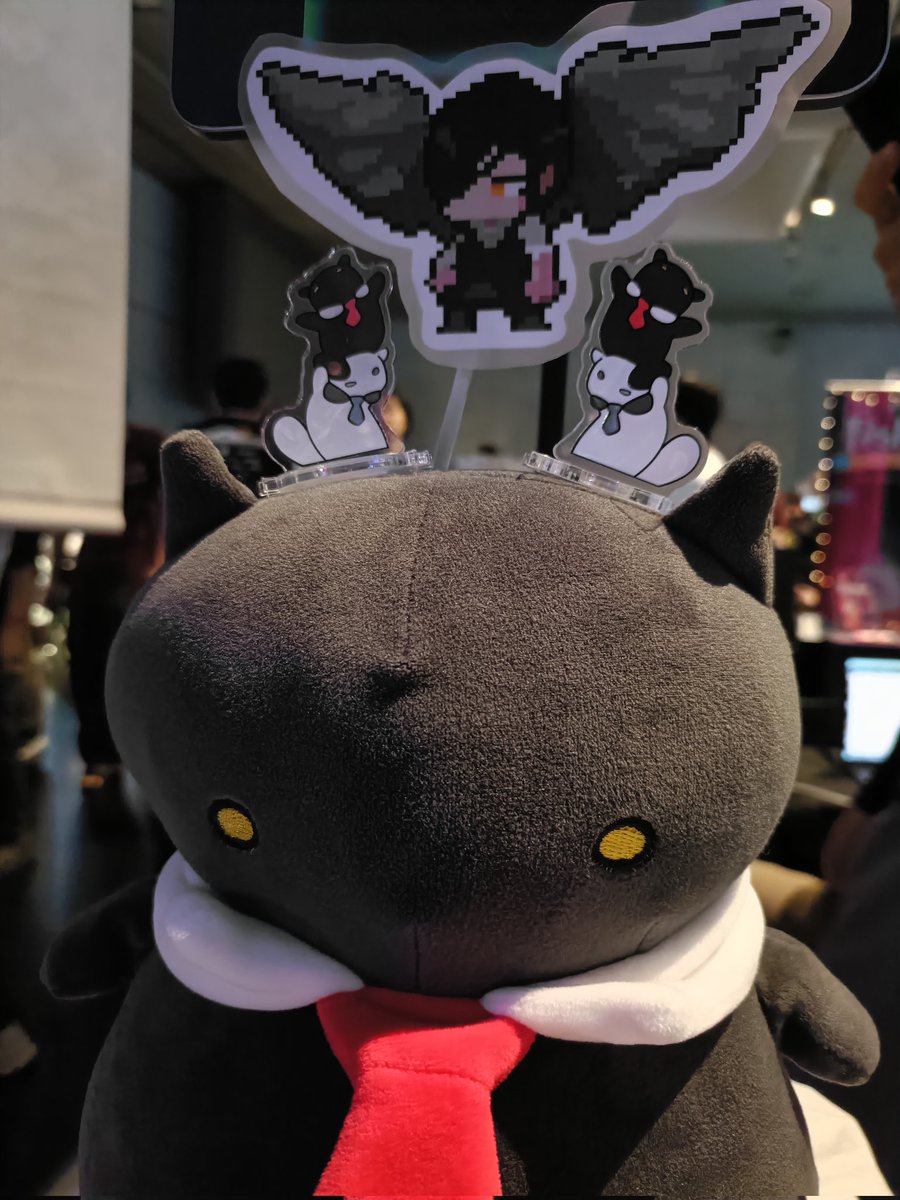 Spellbrushgame's tweet photo. 配布物のblk catたち、すべて配布終了です🐦‍⬛

沢山blk catを助けていただきありがとうございます🐈‍⬛
#Bitsummit https://t.co/uiEvYJ2Abk