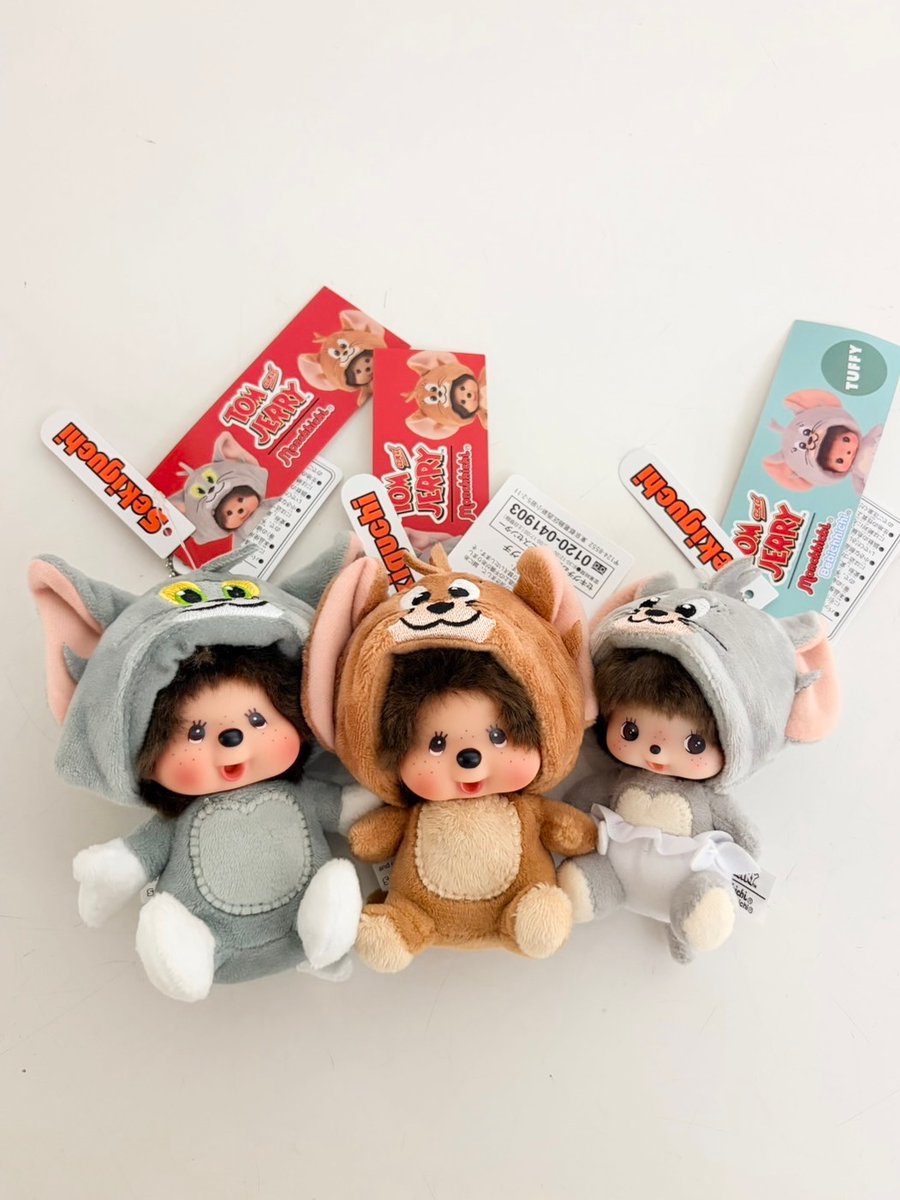 💕🧀商品再入荷🧀💕 【 #トムとジェリー × #モンチッチ】のコラボ商品