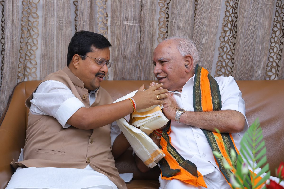 B.S.Yediyurappa tweet media