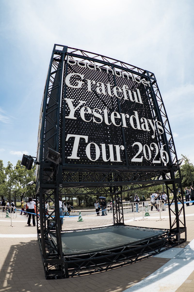 raisei_y's tweet photo. back number『Grateful Yesterdays Tour 2026』のライブ見に来ました‼️

 #backnumber https://t.co/VFV46b8sLv