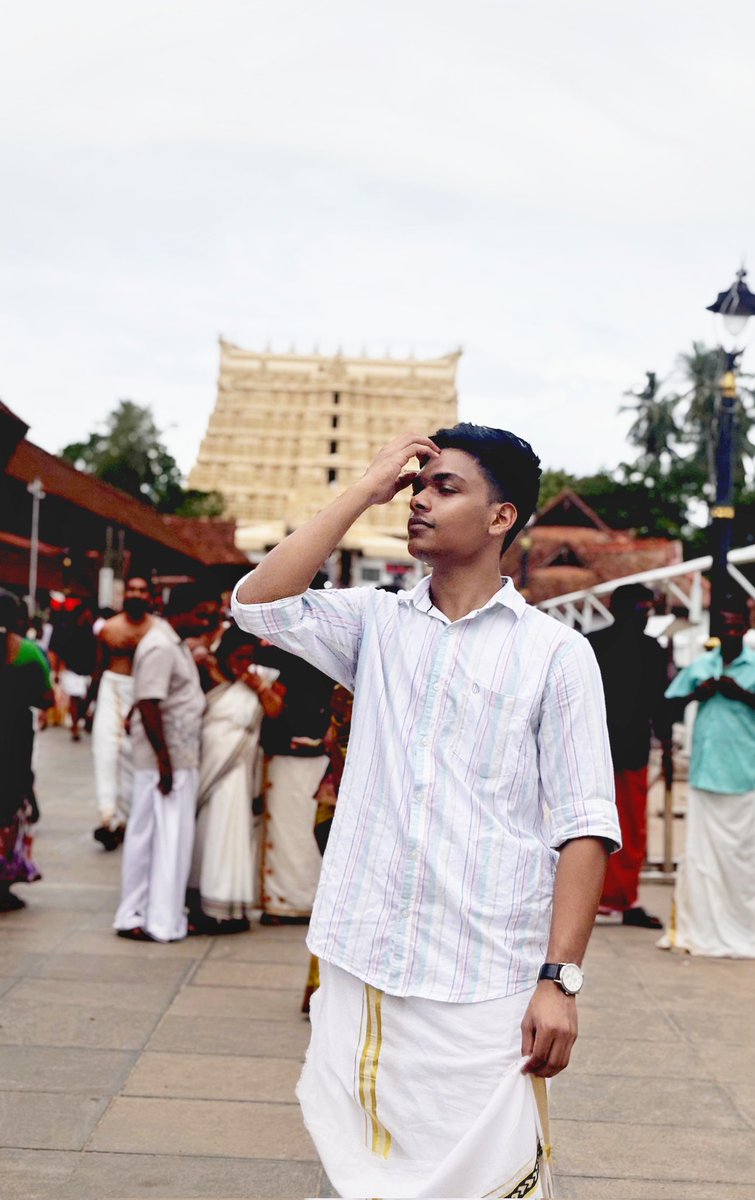 HarinandMp's tweet photo. In the land of Ananthapadmanabha a true devotional and spiritual Clarity where the Devine mistory awakes.  🙏🤍🍃. https://t.co/CwuDjNNsEC