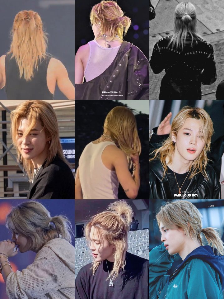 Is Jimin blonde? tweet media