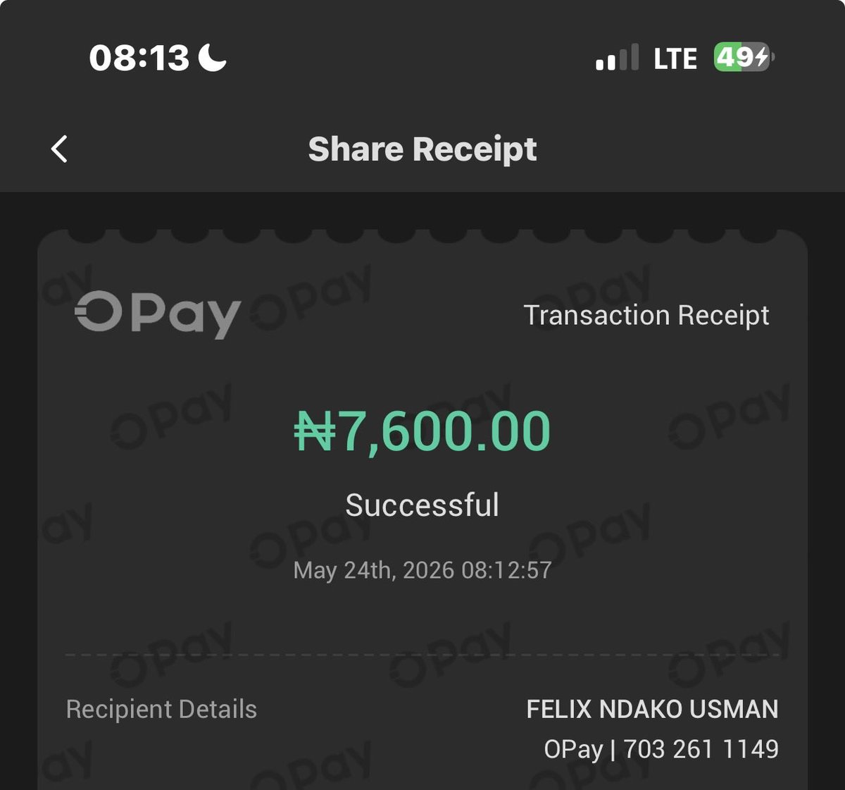 iammrblossom's tweet photo. Blue tick money sent ✅

Who’s next? https://t.co/2MbWO0vU6v